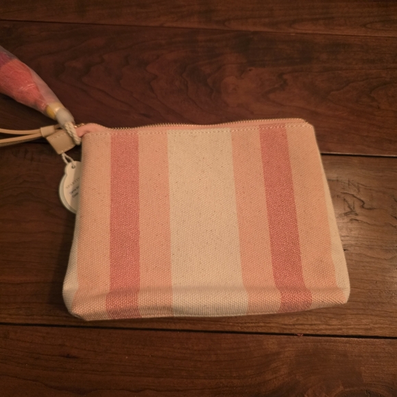 Spartina Striped Flamingo Tote and Pouch Set - Picture 5 of 6